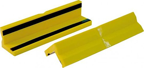 Triuso Schonbacken Schutzbacken 125mm Kunststoff mit Magnet Premium Schraubstock Parallel Schraubstock Spannmittel Werkbank