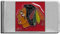 Siskiyou NHL Sports Chicago Blackhawks Herren-Geldklammer, Stahl, Einheitsgröße, Teamfarbe