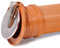 Pvc clapet en plastique chèque rabat auto fin activer le drainage remous 200mm