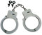 Handschellen, Kunststoff, mit Schlüssel, Polizei, Karneval, Accessoire