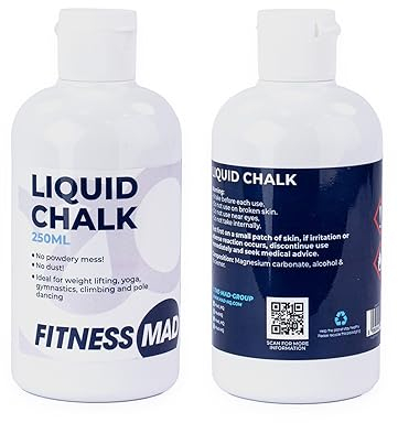 Fitness-Mad Gymnastik Gewichte Heben Klettern Schläger Sport Griff Flüssige Kreide - 250ml