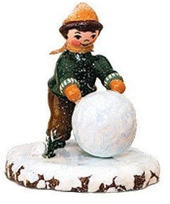 WiKi Junge mit Schneekugel