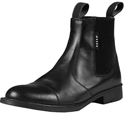 Horka Stivali Jodhpur Equitazione in Pelle Nera Tg 39 Stivaletti Bassi Cambrì