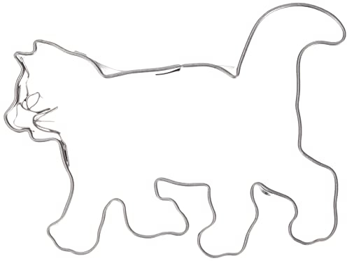 Staedter, diseño de Gato de pie Cortador de Galletas, Color Plateado