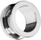 Piersando Flesh Tunnel Ohr Plug Piercing Farbige Ohrpiercing Schraub Edelstahl Ohrtunnel Creole 16mm Silber