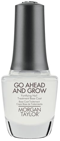 Morgan Taylor Go Ahead And Grow – Fortifying Nail Treatment Base Coat, 15 mL