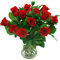 Clare Florist 12 Red Roses True Romance Fresh Flower Bouquet - Romantic Fresh Roses Hand Arranged by Expert Florists