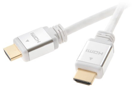 Vivanco IC HD 18 - Cable HDMI de alta velocidad con ethernet, color blanco