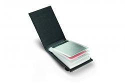 Philippi Giorgio Kreditkartenetui, Leder, Edelstahl, poliert [P] [W]