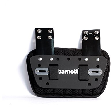 Barnett F01 American Football Brustbeinschützer, Farbe schwarz, Einheitsgrösse