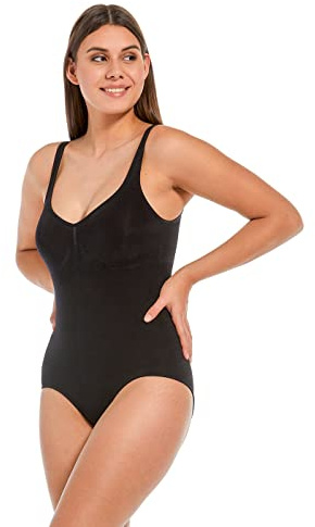 Magic Bodyfashion Damen Slimbody Body, Schwarz (Black 1381), 36 (Herstellergröße: Medium)