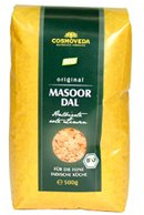 Cosmoveda BIO Masoor Dal, halbierte rote Linsen, 500 g