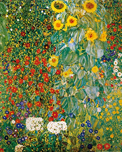 1art1 Gustav Klimt Poster Bauerngarten Mit Sonnenblumen, 1905-06 Kunstdruck Bild 50x40 cm