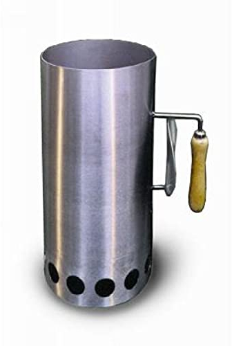 Schneider Anzündkamin aus Edelstahl für einfaches Anzünden Holzkohle