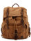 DRF Zaino Tempo Libero per Computer 17.3 Tela Retrò Voluminoso Trekking BG09, cachi, Taille unique, Pratico,Vintage