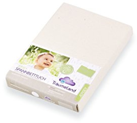 Träumeland Spannbetttuch Organic, natruweiß, 60 x 120 + 70 x 140 cm