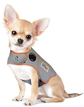 Thundershirt Hundebekleidung Thundershirt Hundeangstjacke, Platin, Größe XXS