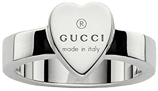 Gucci Damen-Ring mit graviertem Herz Sterlingsilber Gr.52 YBC22386700152