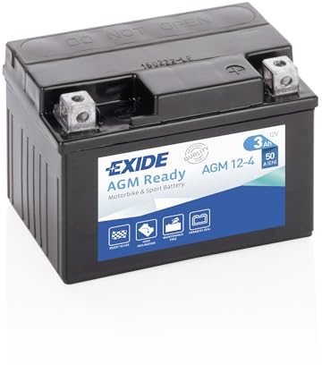 AGM12-4 Exide Motorradbatterie 12V (4908)