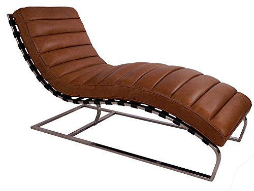 Relax-Liege Corona Vintage Leder Columbia Brown