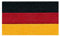 40 x 25 mm Deutschland Flagge Berlin Germany Patch Aufnäher Aufbügler 0674 A