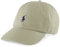 Polo Ralph Lauren Klassische Ponykappe, für Herren, Hellbraun, Nubuk/Marineblau, Einheitsgröße