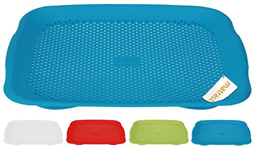 matrasa Gelochtes Schneidebrett - Seiher & Schneidebrett 2in1 Rot