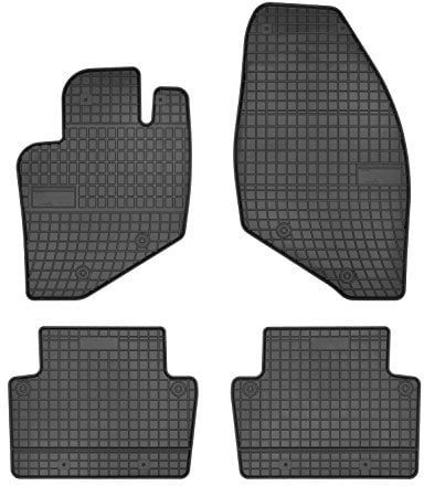 FROGUM 0943 Fußmatten Set Gummimatten Vorne und Hinten schwarz