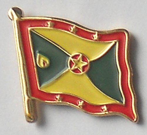 None Grenada Country Flag Enamel Pin Badge