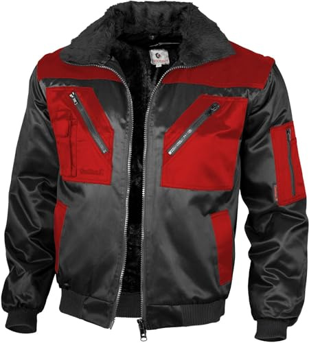 Qualitex - Pilotenjacke 4 in 1 - Kragen und Ärmel abtrennbar - mehrere Farben