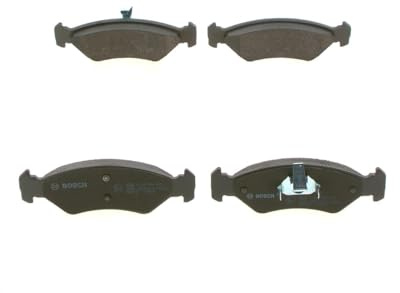 Bosch BP206 - Brake Pads Car Front Axle - 1 Set of 4 Pads | Bosch Quality - Reduced Noise and Dust - ECE-R90 Certified - Copper-Free