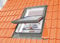 Optilight Dachfenster mit Eindeckrahmen flach & ohne Dauerlüftung - 55 x 98