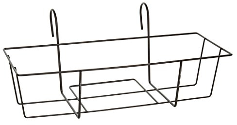 Dehner Support de jardinière Trixie, Environ 55 x 31 x 24 cm, métal, Noir