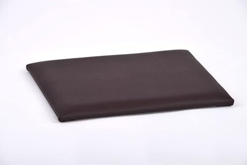 Lycce Sitzkissen Kunstleder braun 40cm x 33cm