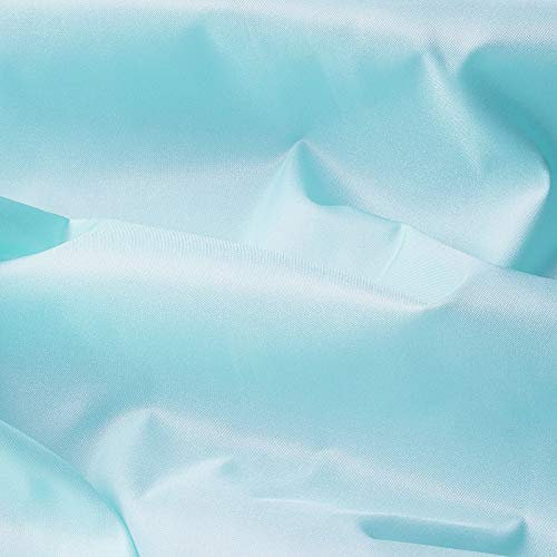 Seidentaft - Stoff Meterware - 27 Farben - Taft - Futterstoff - Deko (hellblau)