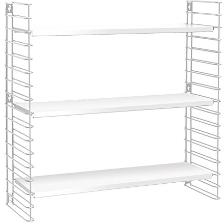 Tomado Estantería Modular Blanco-Blanco. Dimensiones: 70x21x68 cm