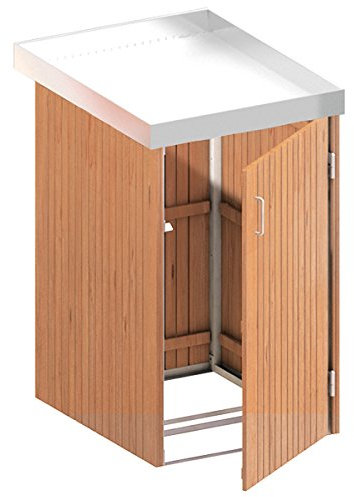 BINTO Mülltonnenbox Premium Hartholz System 1P - 5111