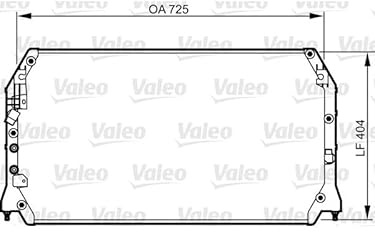 Valeo Kondensator, Klimaanlage 814283 | Kompatibel mit: TOYOTA CAMRY