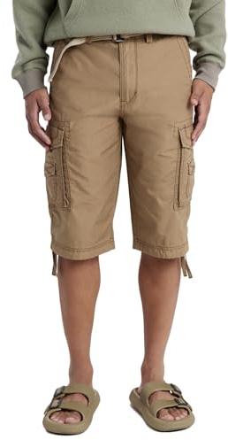 Unionbay Men's Cordova Belted Messenger Cargo Short - Reg and Big and Tall Sizes, Field, 30