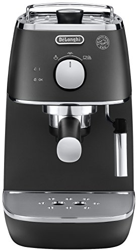 DeLonghi ECI 341.BK - Cafetera (Independiente, Máquina espresso, 1 L, Dosis de café, De café molido, 1100 W, Negro)