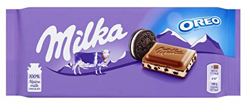 Milka avec barre de chocolat OREO, 100 g