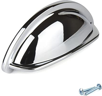 M4TEC Chrome Cupboard Door Handles, Kitchen Cabinet Handles, Bedroom Furniture and Drawer Handles – Perfect for Kitchens, Cupboards, Drawers, and Bedroom Furniture- G4 Series 76mm