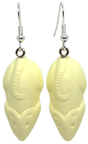 Bluebubble MY PICK N MIX White Chocolate Mouse Earrings on Gift Card