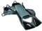 Aquasphere Zip VX Schwimmen Training Fin Trainingsflossen, schwarz/Grau, S