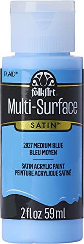 Folk Art Farbe für Verschiedene Oberflächen (56,7 ml), 2927, Mittelblau