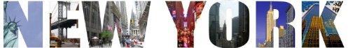 Indigos UG Wandtattoo Wohnzimmer w539 Stadt - Stadt New York Wandaufkleber 40x5 cm schwarz - zur modernen Wandgestaltung im Innenbereich - als Aufkleber für Möbel, Türen und Wände