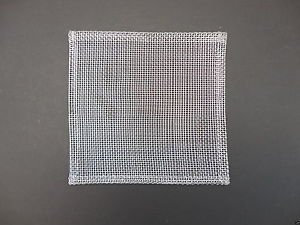 edu Metal Wire Mesh Gauze Square Lab Mesh, 15cm x 15cm, Reinforced, 2-2.5mm Spaces, 1 Piece