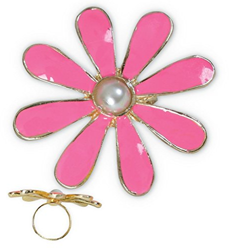 Blumenring, sortierte Farben, Karneval, Accessoire (pink)