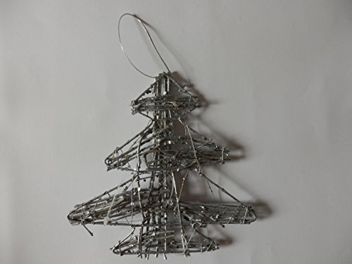 Knorr Prandell Deko Tannenbaum Silber 17 cm