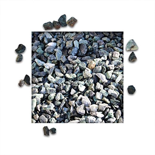 KiesKönig 25 kg Marmorsplitt Alpen Grün Verschiedene Körnungen Zierkies Ziersplitt Deko Marmor Dekoration Splitt NEU Körnung 8/12 mm
